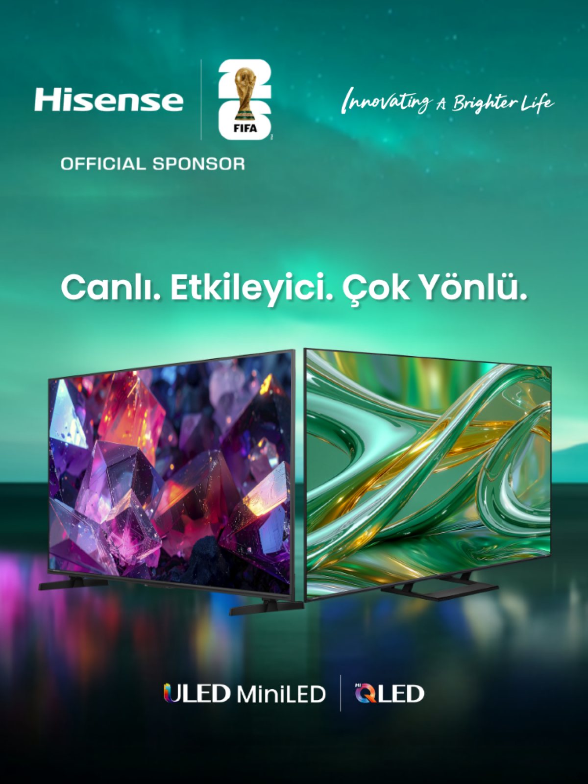 Hisense dört televizyon serisini Türkiye'de satışa sundu
