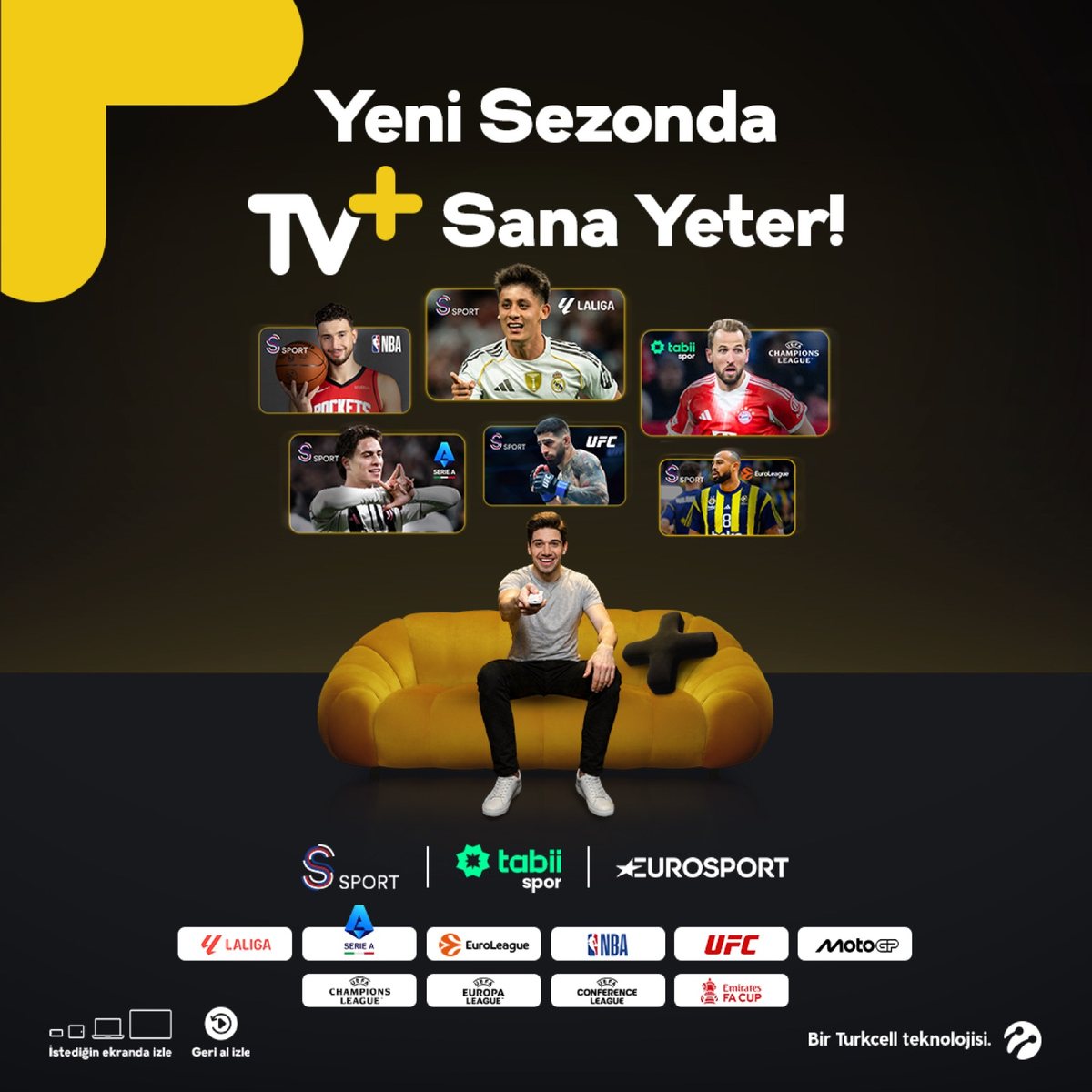 TV+ yeni sezon spor yayınlarını açıkladı