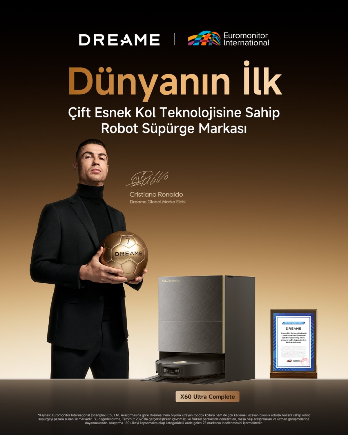 Dreame üç robot süpürge modelinde Dual Flex Arms kullandığını açıkladı