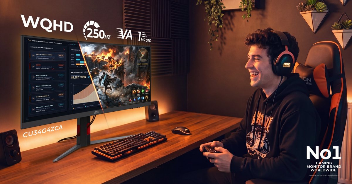 AOC iki kavisli G4 monitörünün Türkiye fiyatlarını açıkladı