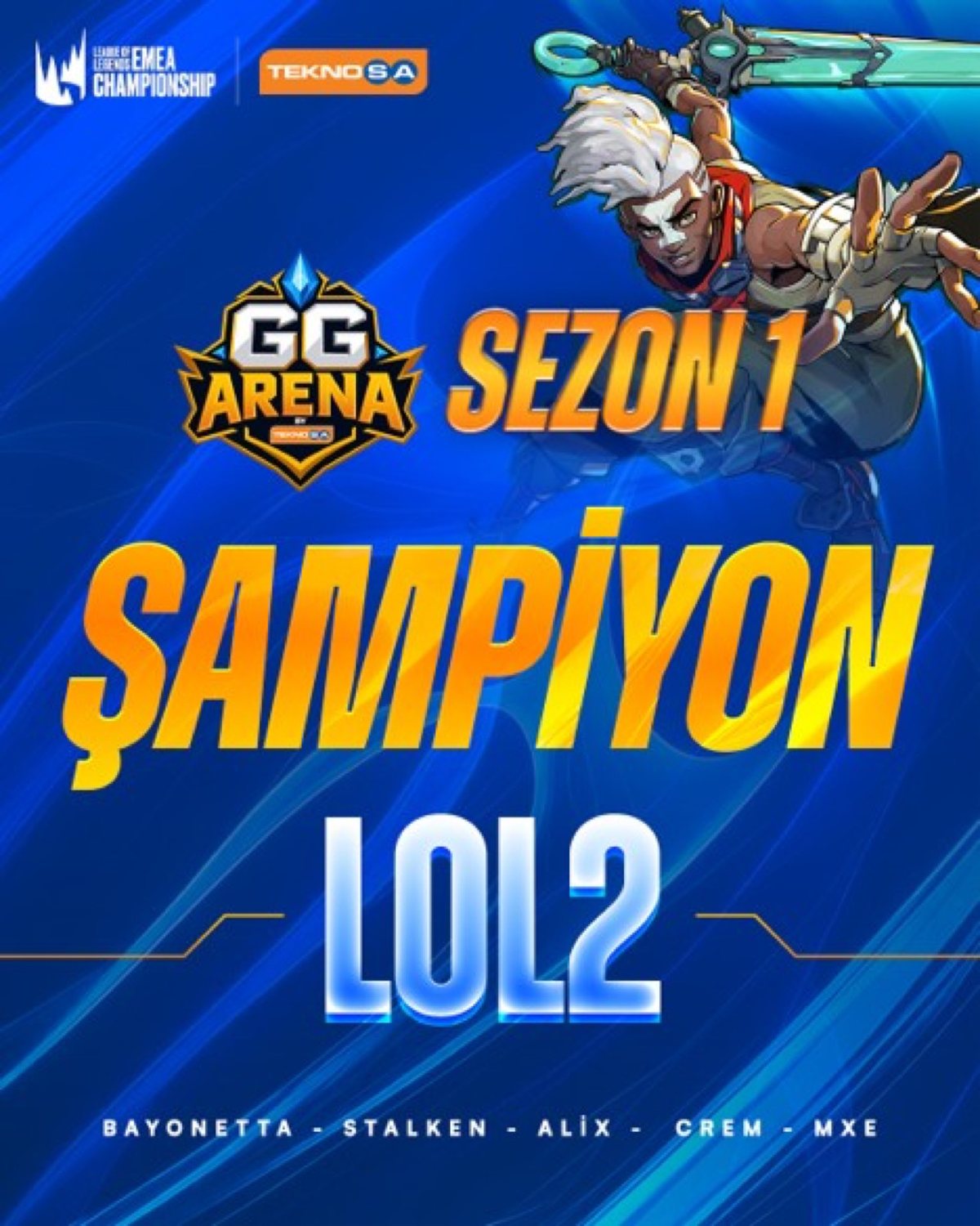 LOL2 GG Arena'nın ilk sezonunu kazandı