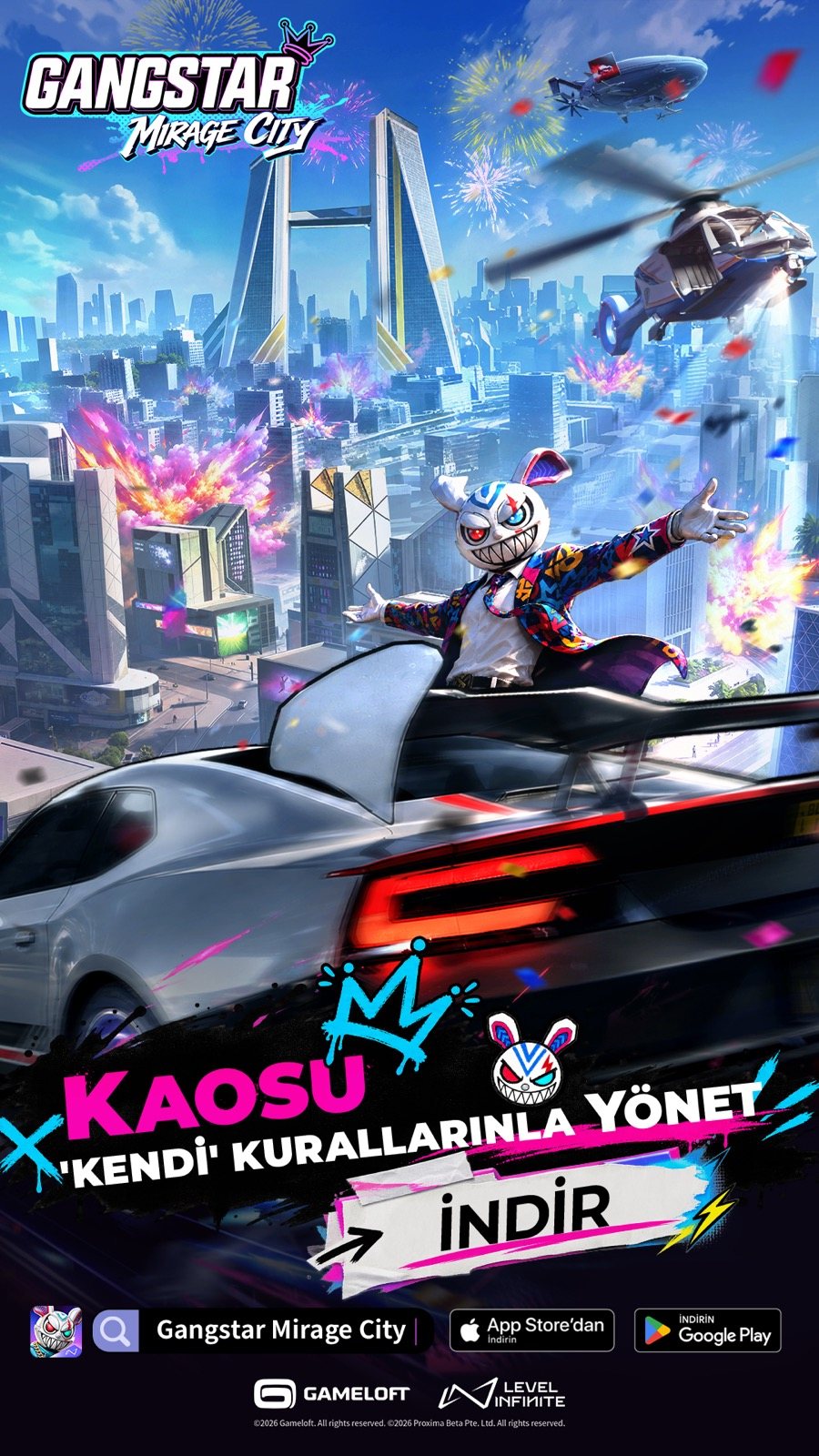 Gangstar Mirage City mobil cihazlarda yayımlandı