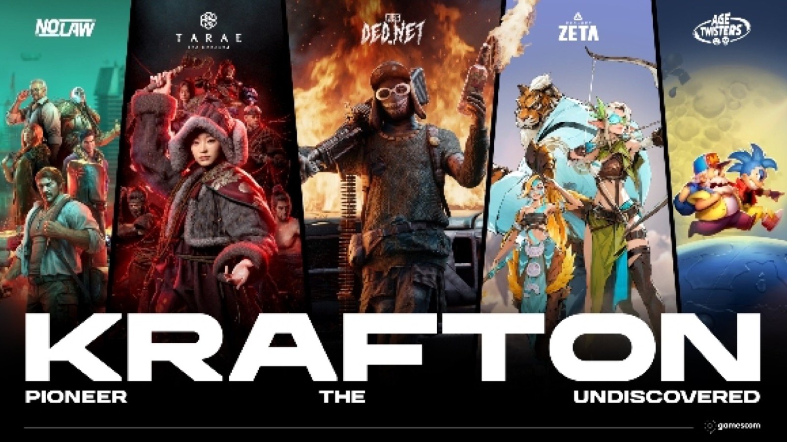 KRAFTON Gamescom açılışında beş oyununu gösterdi