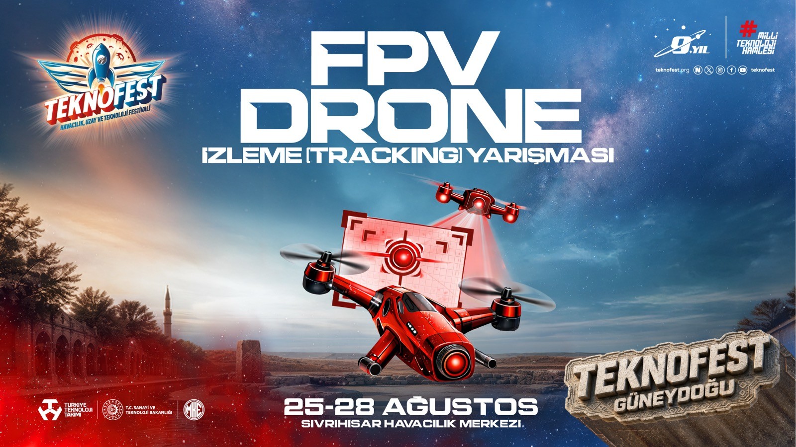 FPV Drone İzleme Yarışmasında final etabı başladı