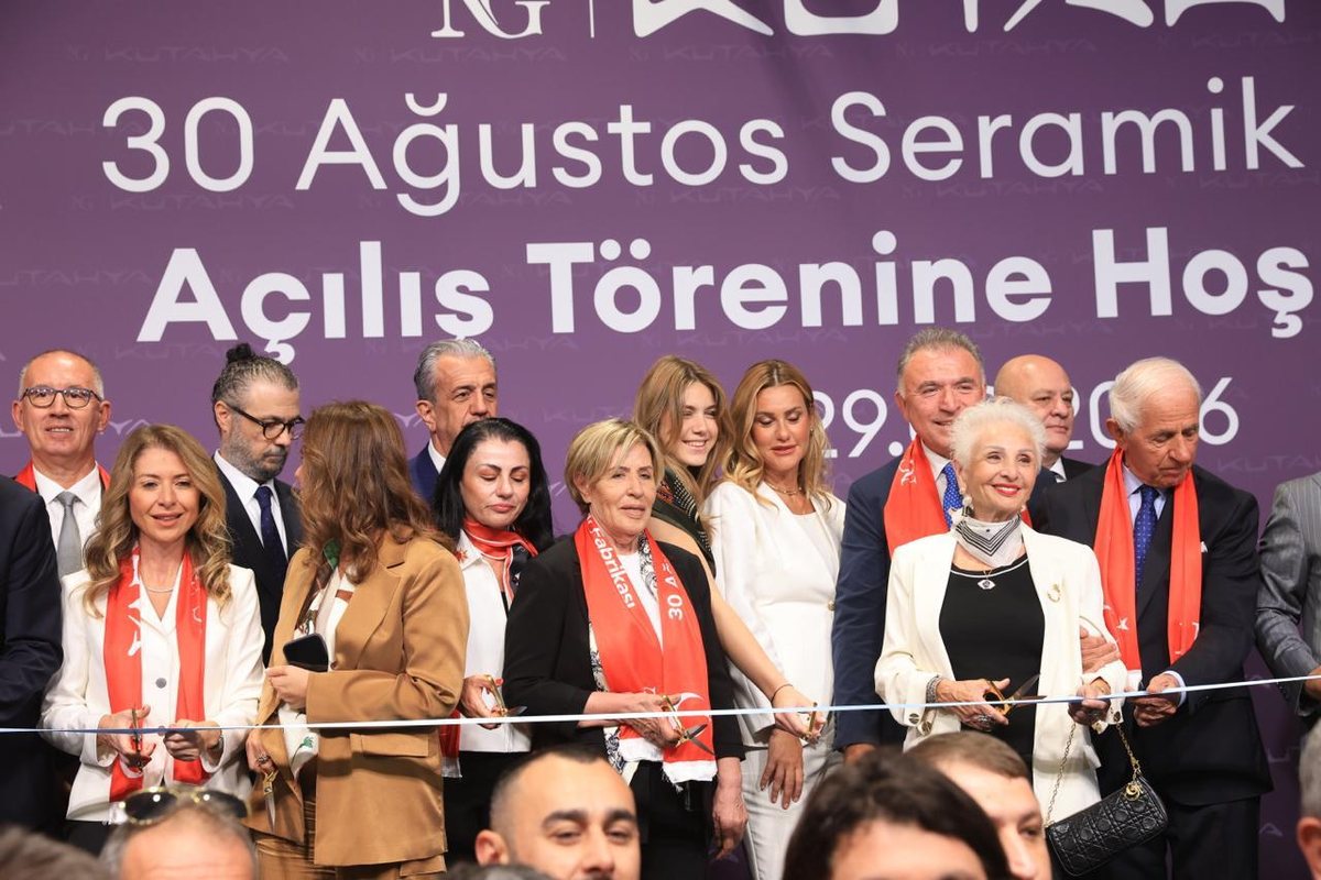NG Kütahya Seramik yeni fabrikasını hizmete açtı