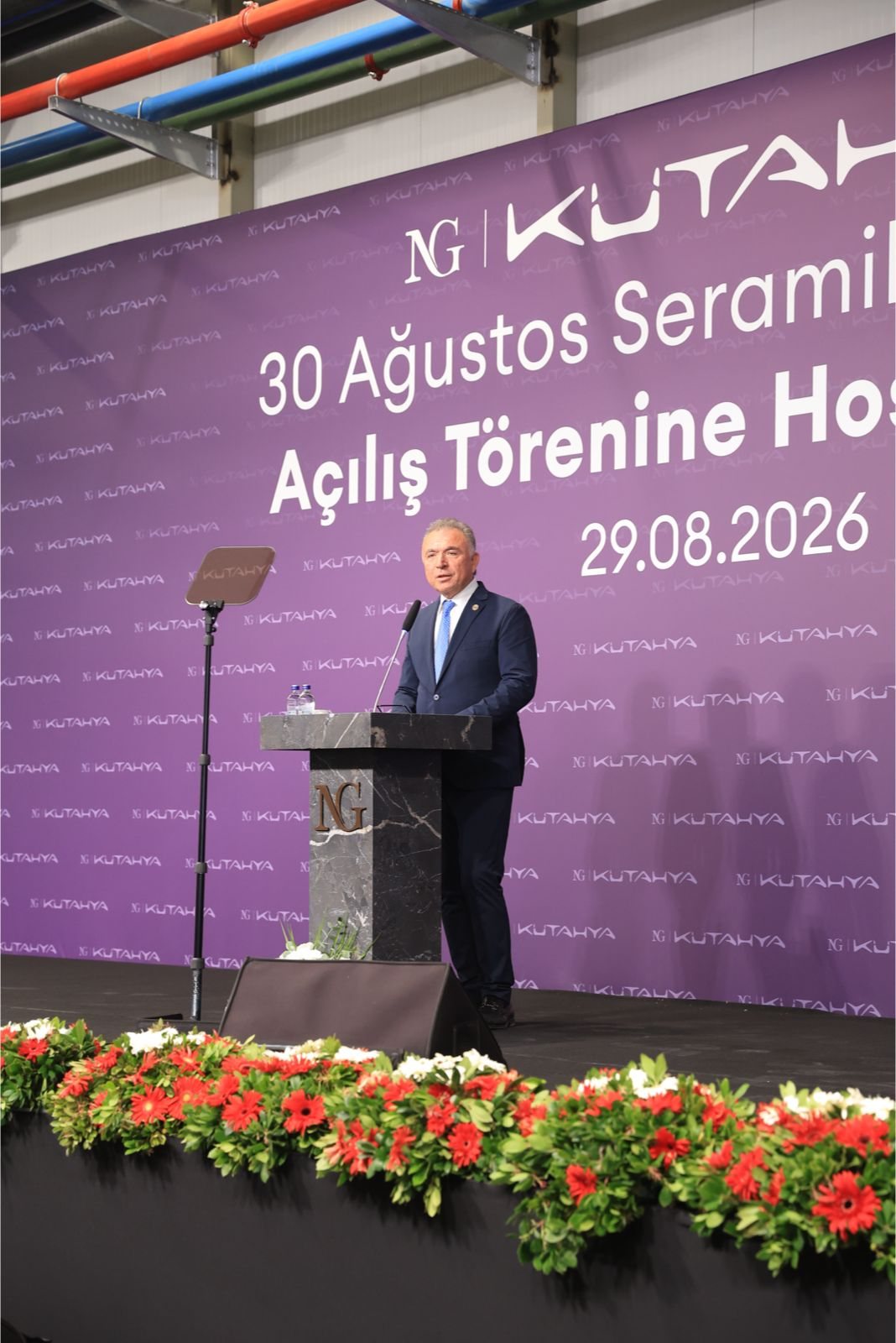NG Kütahya Seramik yeni fabrikasını hizmete açtı