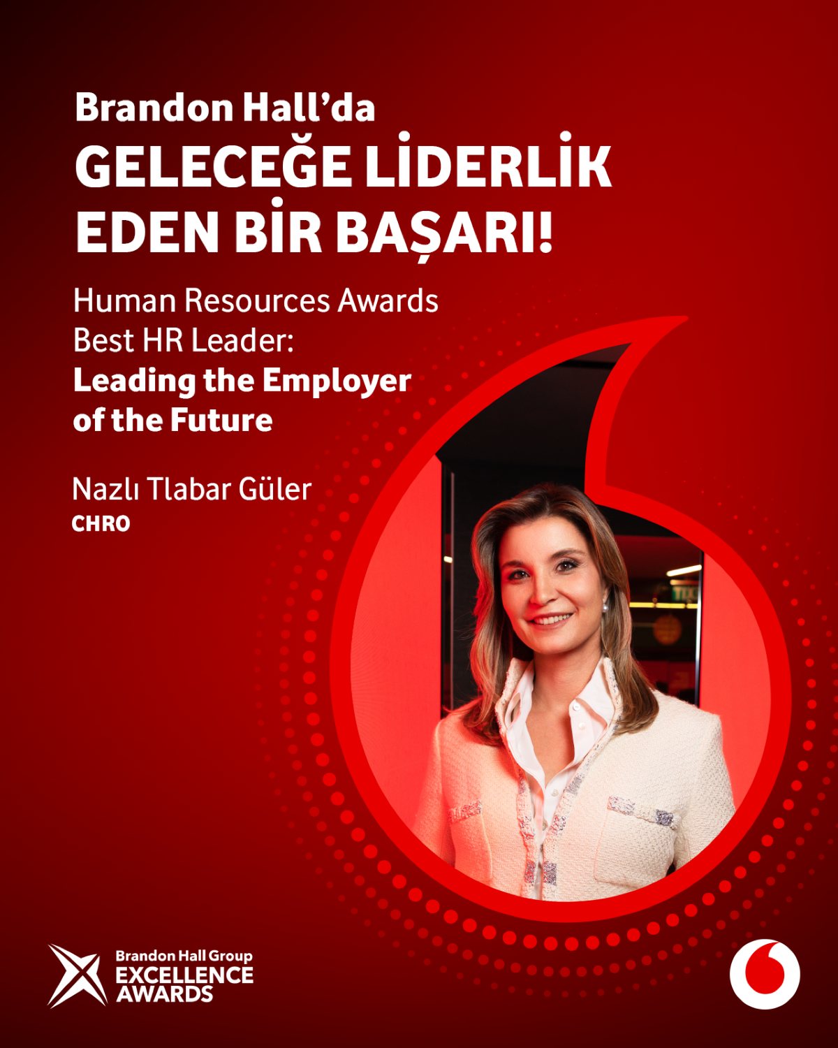 Vodafone Türkiye insan kaynaklarında sekiz ödül aldı