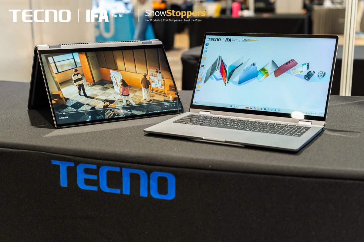 TECNO dönebilen MEGABOOK serisini IFA'da tanıttı