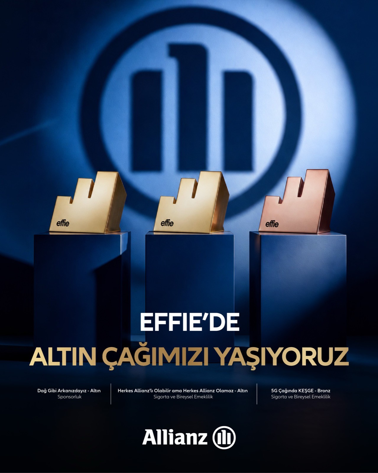 Allianz Türkiye Effie Awards'tan üç ödül aldı