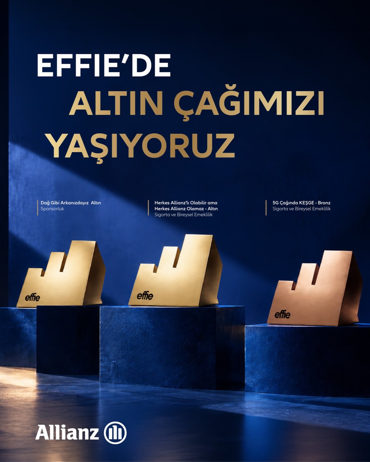 Allianz Türkiye Effie Awards'tan üç ödül aldı