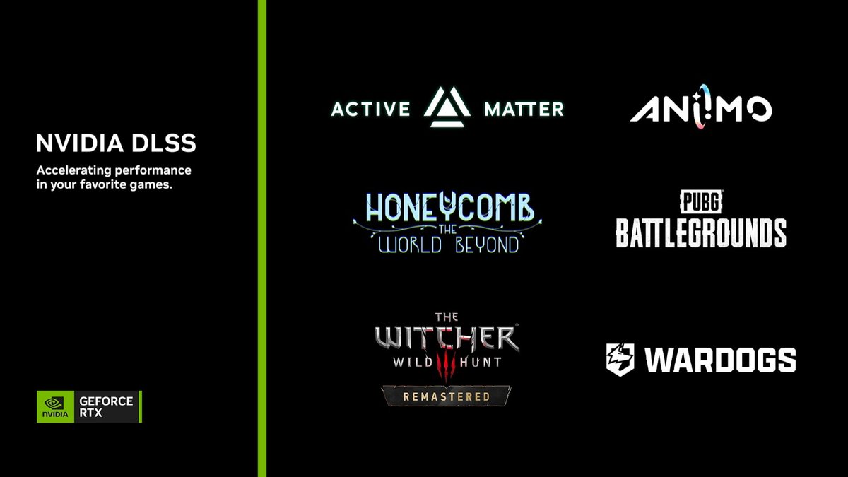 NVIDIA oyunlar için DLSS güncelleme takvimini açıkladı