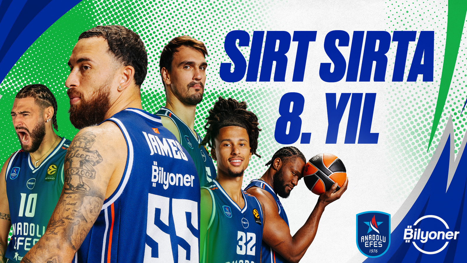 Bilyoner, Anadolu Efes sponsorluğunu sekizinci yılına taşıdı