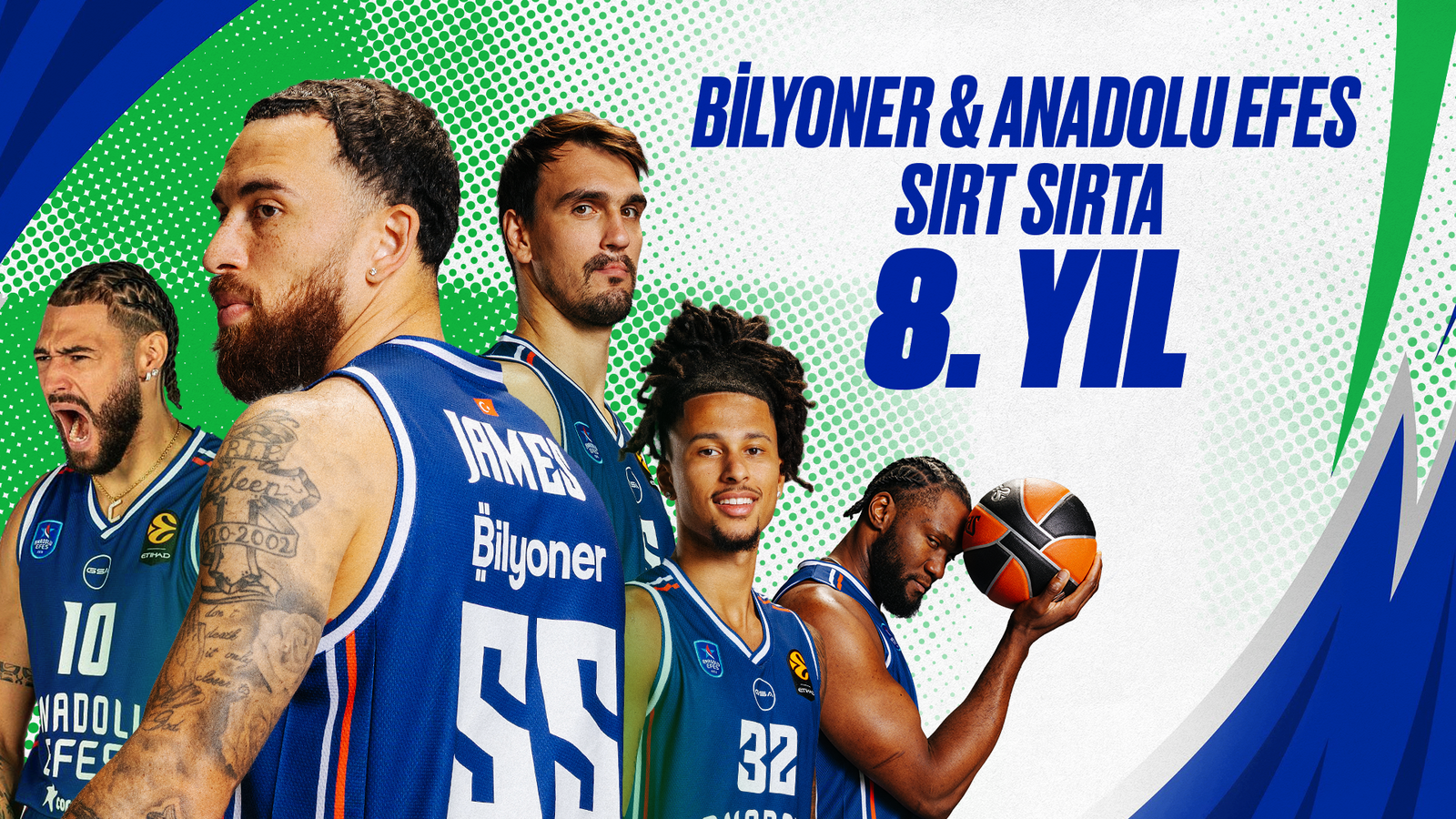 Bilyoner, Anadolu Efes sponsorluğunu sekizinci yılına taşıdı