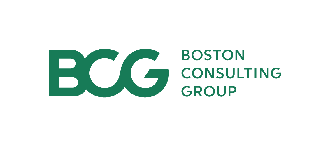 Yeşil BCG monogramı ve Boston Consulting Group yazısından oluşan logo
