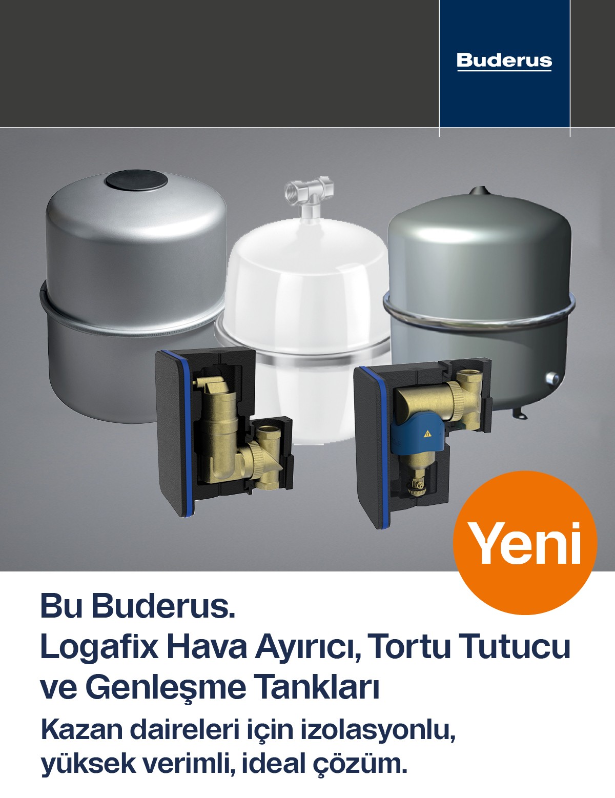 Buderus, ısıtma yan ekipmanlarıyla ürün gamını genişletiyor