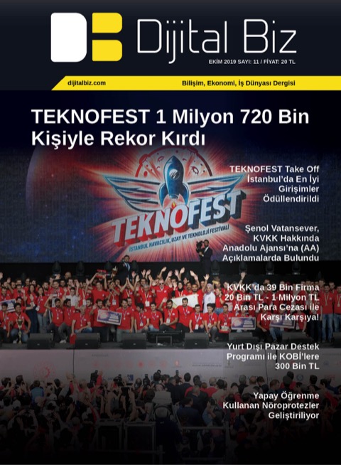 Ekim 2019 sayısı kapağı