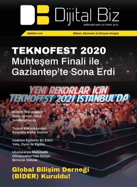 Ekim 2020 sayısı kapağı