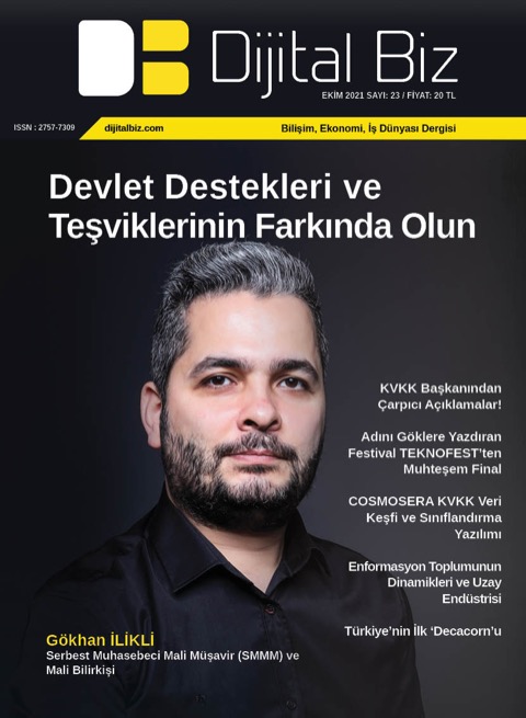 Ekim 2021 sayısı kapağı