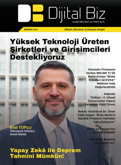 Kasım 2020 sayısı kapağı