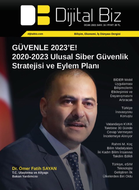 Ocak 2021 sayısı kapağı