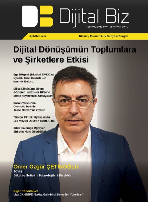Temmuz 2019 sayısı kapağı