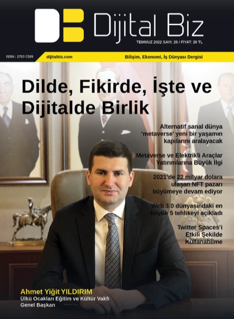 Temmuz 2022 sayısı kapağı